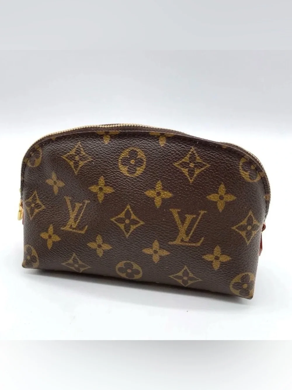 Auth Louis Vuitton Monogram Pochette Cosmetic PM